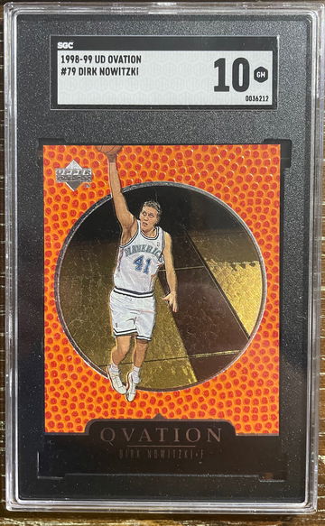 1998 UD Ovation Dirk Nowitzki SGC 10