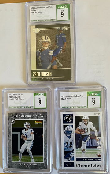 2021 Draft Picks Trey Lance 3 card lot