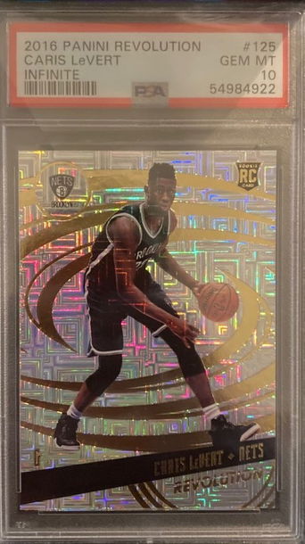 2016-17 Caris Levert Rookie RC Infinite rare parallel Panini Revolution #125 PSA 10 Pop 4