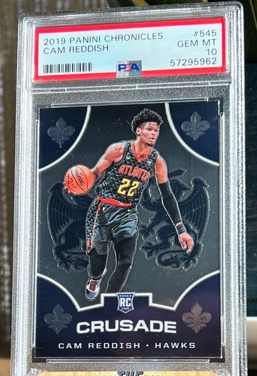 2019 Panini Chronicles #545 Cam Reddish Crusade PSA 10 Gem Mint Rookie Card RC!