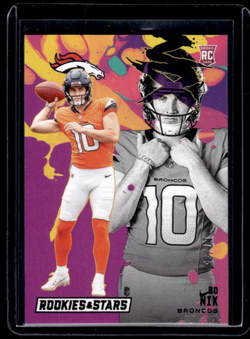 2024 Panini Rookies & Stars Rookie Expose Bo Nix #RE-BNX RC