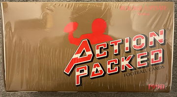 1990 Action Packed Rookie Update Wax Box- Emmitt Smith Shannon Sharpe Cortez Kennedy
