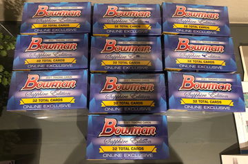 2021 Bowman Baseball Sapphire Lot of 10