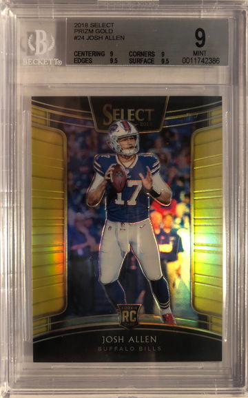 2018 Select Josh Allen Rookie Concourse Gold