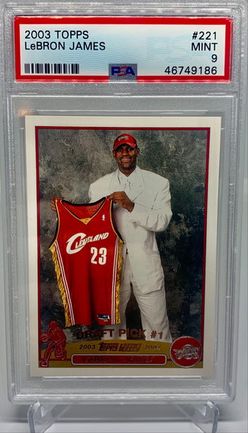 2003 Topps Lebron James #221 PSA 9