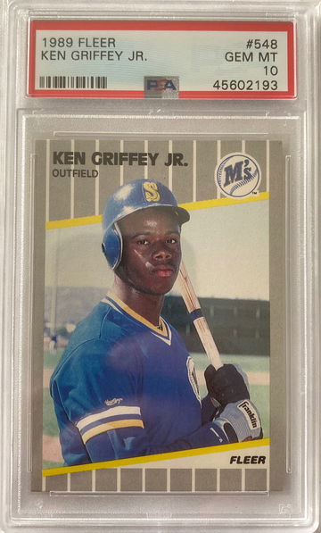 1989 Fleer #548 Ken Griffey Jr. RC PSA 10