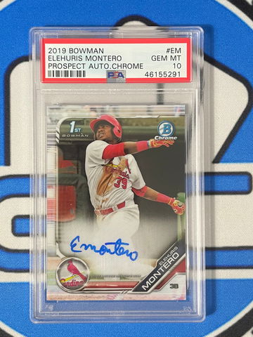 2019 Bowman Chrome Elehuris Montero Auto PSA 10