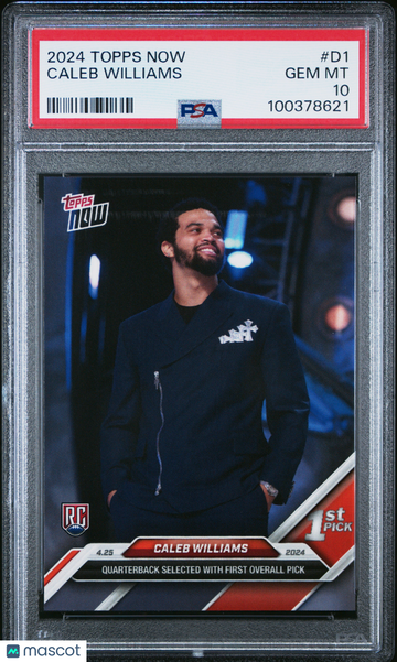 2024 Topps Now Caleb Williams #D1 PSA 10