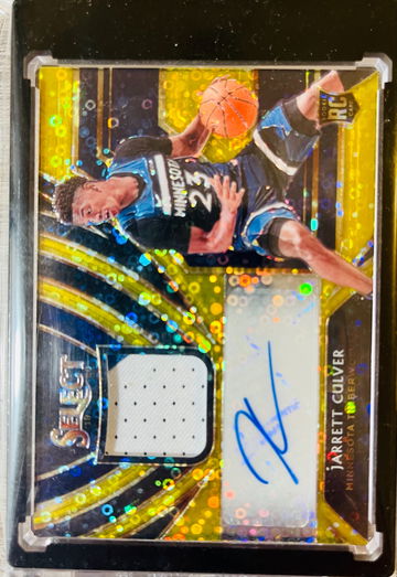2019 Select Jarrett Culver Gold Disco Prizm Auto /10! 🔥