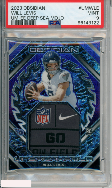 2023 PANINI OBSIDIAN UNBREAKABLE MEM WILL LEVIS #UMWLE  DEEP SEA MOJO PSA 9 RC