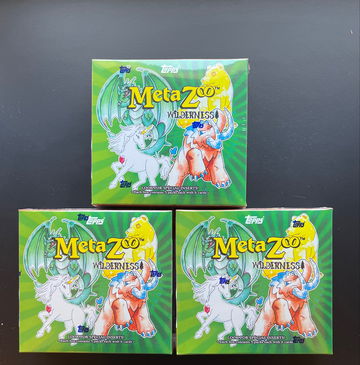 (3) Box LOT - 2022 Topps MetaZoo Wilderness 30 Card SEALED Box 