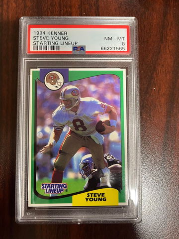 1994 Kenner Steve Young Starting Lineup PSA 8