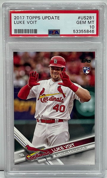 2017 Topps Update Luke Voit PSA 10