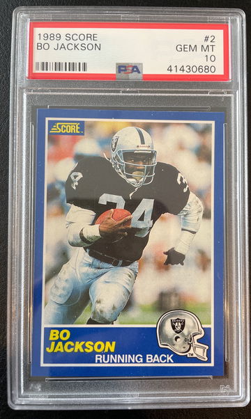 1989 Score Bo Jackson PSA 10