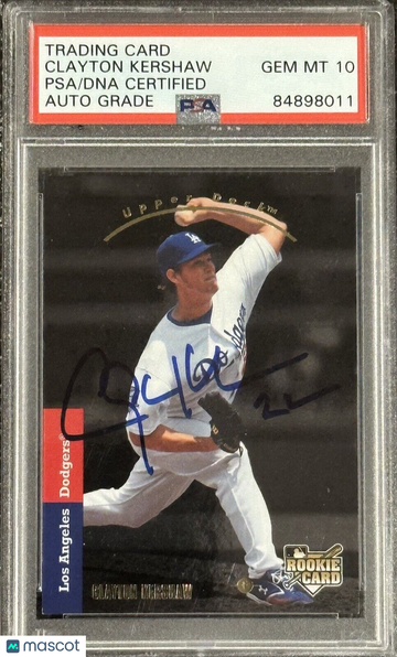 2008 CLAYTON KERSHAW Upper Deck Timeline 1993 SP Rookie Rc #333 PSA/DNA 10 Auto
