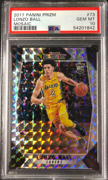 2017 Panini Prizm Lonzo Ball Mosaic PSA 10
