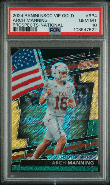 2024 Panini National Sports Collectors Convention VIP Gold Prospects #RP4 Arch Manning National PSA 10
