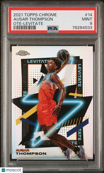 2021 Topps Chrome Ausar Thompson #14 Chrome Rookie PSA 9