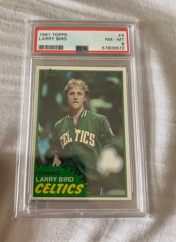 1981 Topps Larry Bird PSA 8