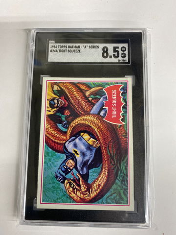 1966 Topps Batman A series #24a Tight Squeeze 