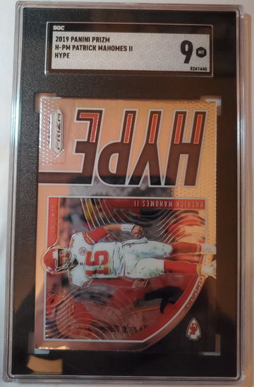 2019 prizm hype Patrick mahomes sgc 9 insert