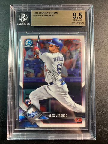 Alex Verdugo 2018 Bowman Chrome Rookie
