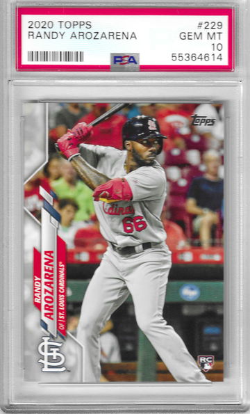 2020 Topps Randy Arozarena PSA 10