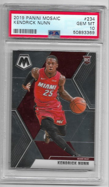 Kendrick Nunn 2019 Mosaic PSA 10