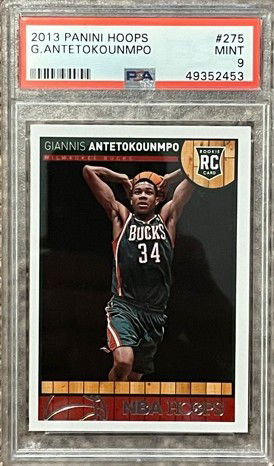 2013 Giannis NBA Hoops PSA 9