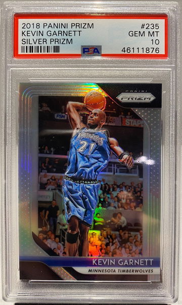 2018 Panini Prizm Kevin Garnett Silver #235 PSA 10 