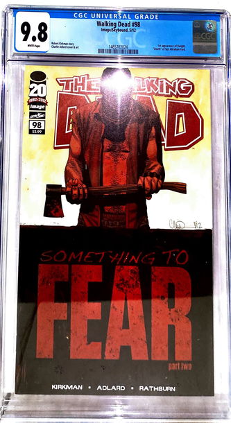 Walking  Dead #98   9.8 1st Dwight