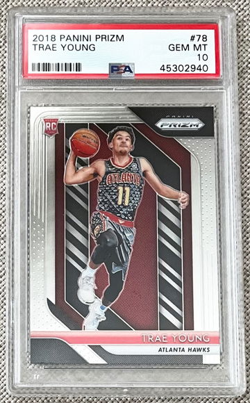 2018 Panini Prizm Trae Young RC PSA 10