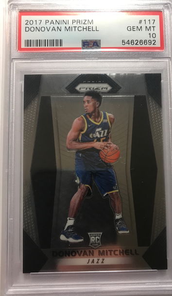 2017 Panini Prizm. Donovan Mitchell PSA 10