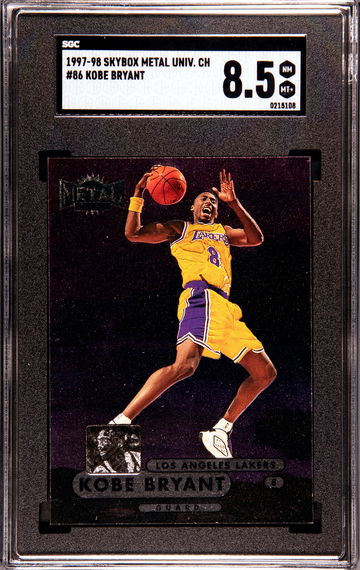1997 METAL UNIVERSE CHAMPIONSHIP 86 KOBE BRYANT