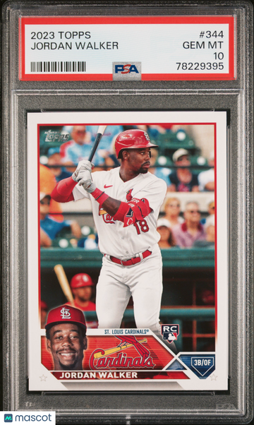 2023 Topps Jordan Walker #344 PSA 10