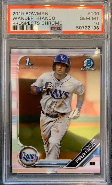2019 1st Bowman Chrome Wander Franco PSA 10