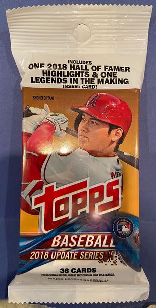 2018 Topps Update Series Baseball Jumbo Fat Pack