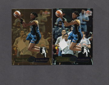 2002 Ultra Gold Medallion #31 Chamique Holdsclaw + regular