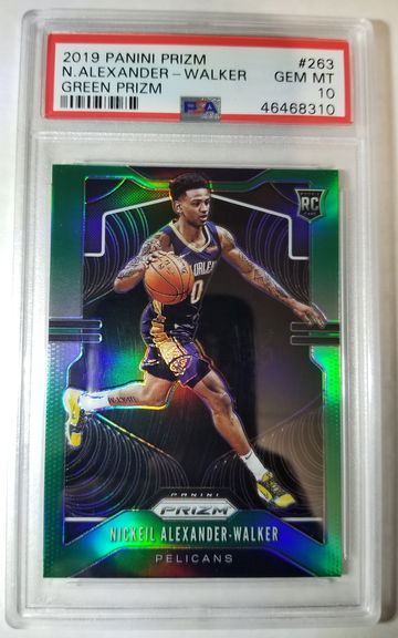 2019 Nickeil Alexander Walker Prizm Green #263 PSA 10 (Ships from Canada)
