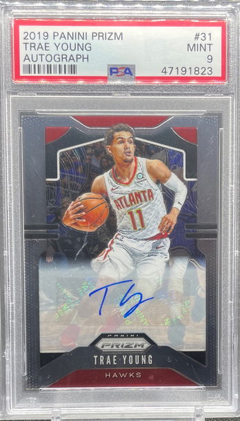 2019 Prizm Trae Young Auto PSA 9