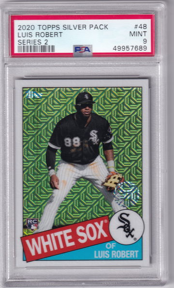 2020 Topps Silver Pack Luis Robert #48 PSA 9