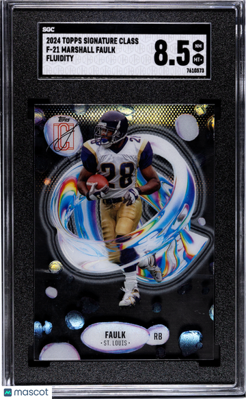 2024 Topps Signature Class Marshall Faulk #F-21 Fluidity SGC 8.5