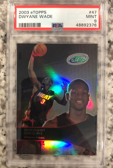2003 Etopps Dwyane Wade psa 9