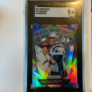 Tom Brady 2017 Panini Prizm Illumination SGC 9