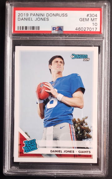 2019 Panini Donruss Daniel Jones RC #304 PSA 10 