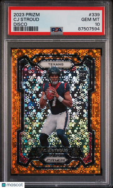 2023 Panini Prizm CJ Stroud #339 Disco PSA 10