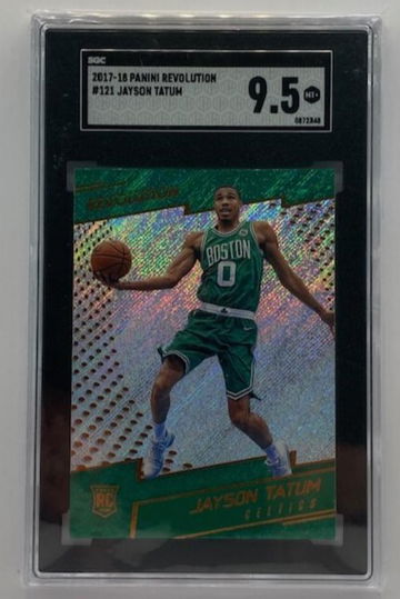 2017-18 Panini Revolution Jayson Tatum (RC) #121 - Celtics SGC 9.5