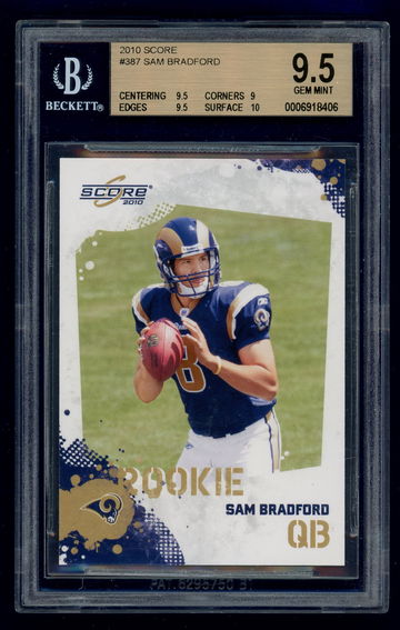 2010 Score Sam Bradford #387