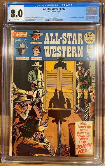 All-Star Western #10 CGC 8.0 1st Jonah Hex