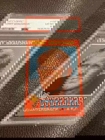 1971 Topps Terry Bradshaw Rookie #156 PSA 6